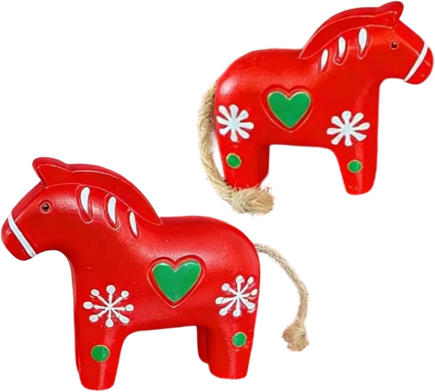 Dala Horse Ornaments | Resin Animal Decor,Resin Horse Statue,for Home Living Room Bedroom Children's Room Studyroom Desk Display Shelf Windowsill Spring Festival