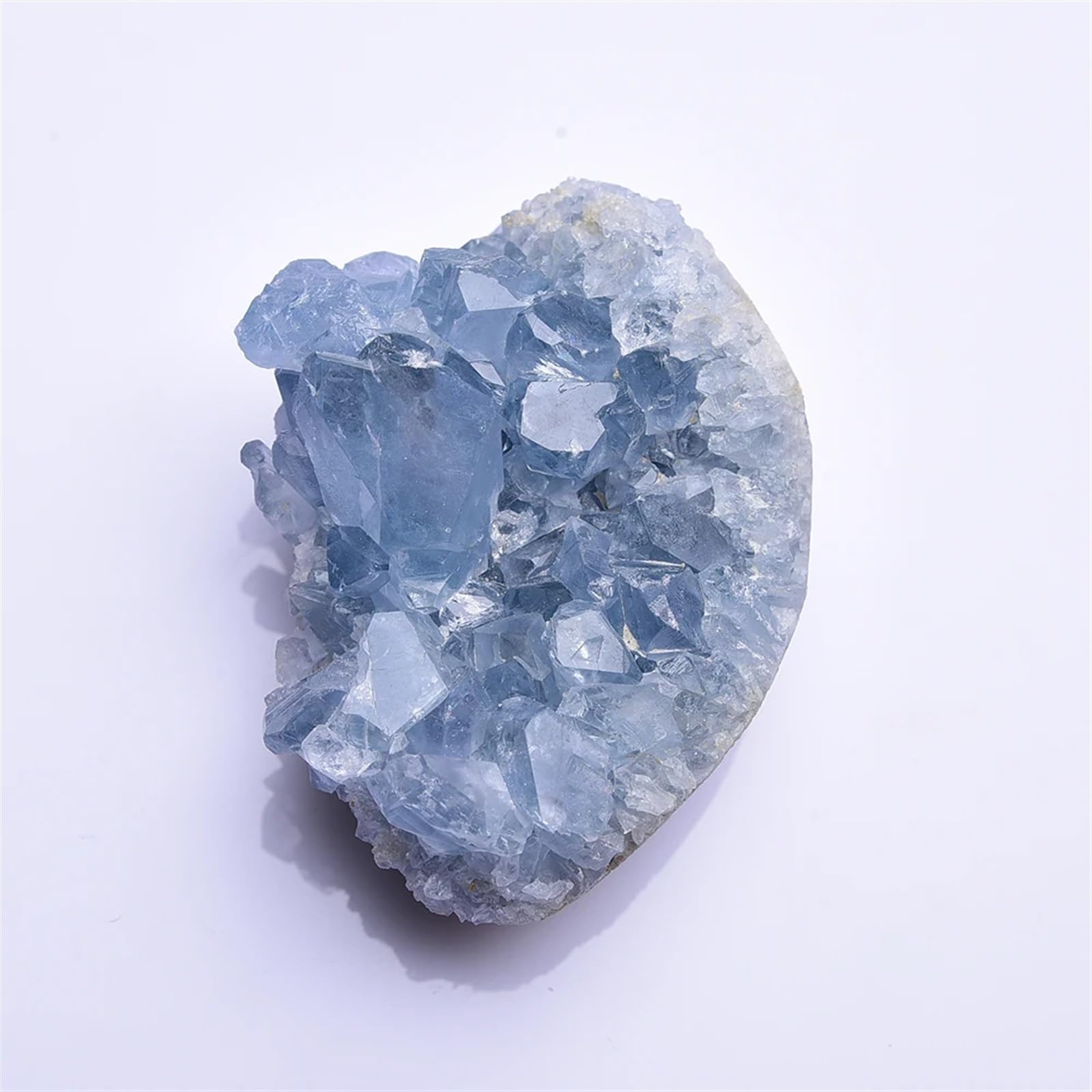 KJEBVHIRS Blue Celestite Crystal Cluster Stones for Teaching Dream Home Decor Ornaments (Size : 500-700g)