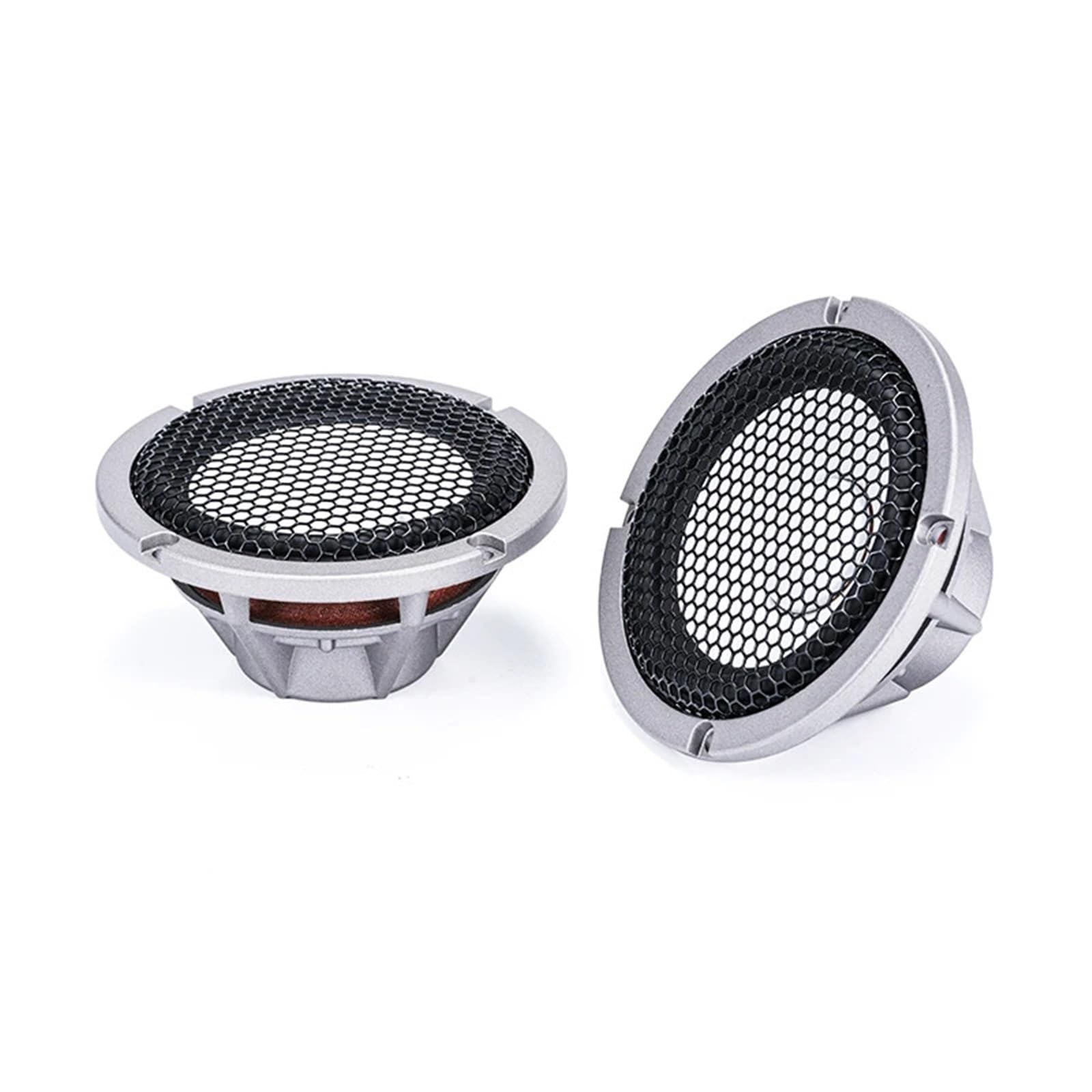 Tweeters para Coche Tweeter 2 bocinas de Medios de Cono cerámico de 3,5 Pulgadas modificadas para Audio de Coche, Altavoz de Medios dedicado de Dos y Tres vías.