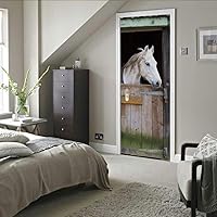 Vista 104 de 3D Pegatina de pared adhesiva para puerta - Poster de película de escaleras antiguas Premium PVC impermeable para pared de dormitorio y sala