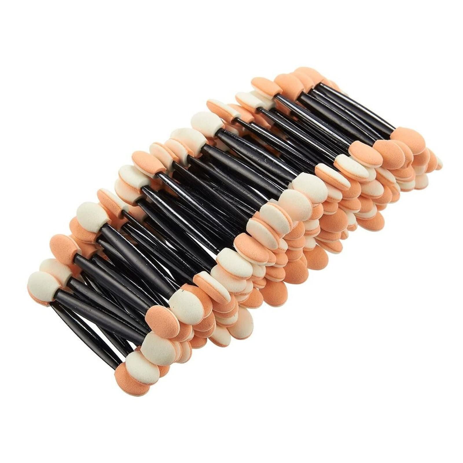 1000 stücke Doppelseitige Lidschatten Kosmetikpinsel Lidschatten Eyeliner Schwamm Lippenpinsel Einweg Make-up Augenpinsel Nagelkunstpinsel lingli(Color:5.5cm)