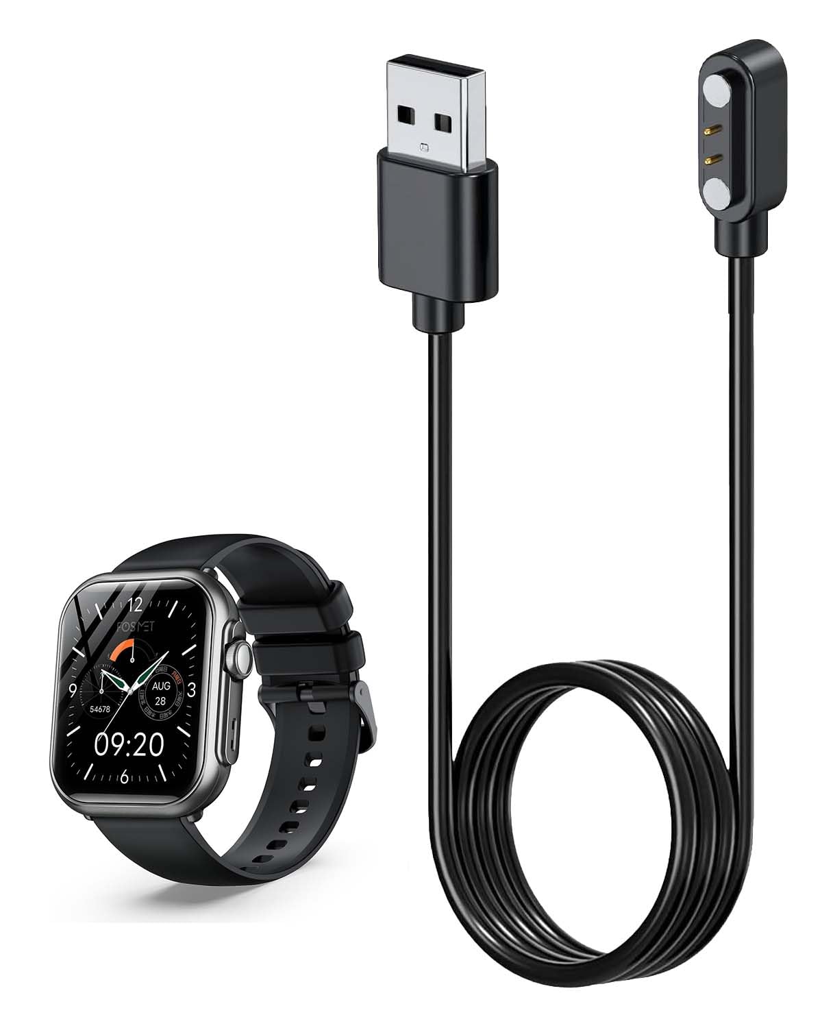 Amazon.co.jp: KONXISA For FOSMET P1 1.85インチ スマートウォッチ