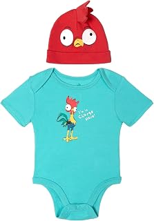 Disney Cosplay Baby Bodysuit and Hat Set Newborn to Infant Sizes (Newborn - 24 Months)