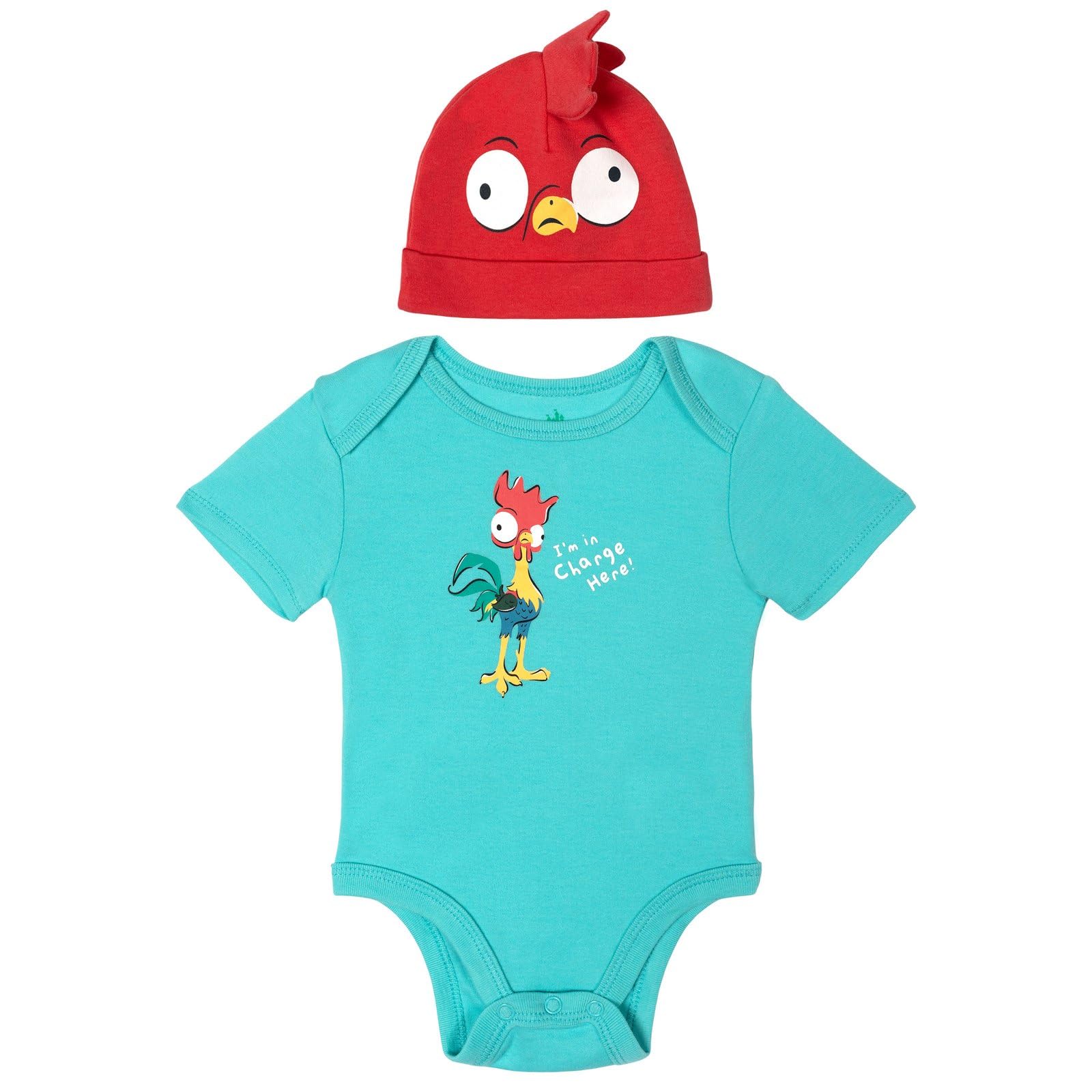 Disney Cosplay Baby Bodysuit and Hat Set Newborn to Infant Sizes (Newborn - 24 Months)