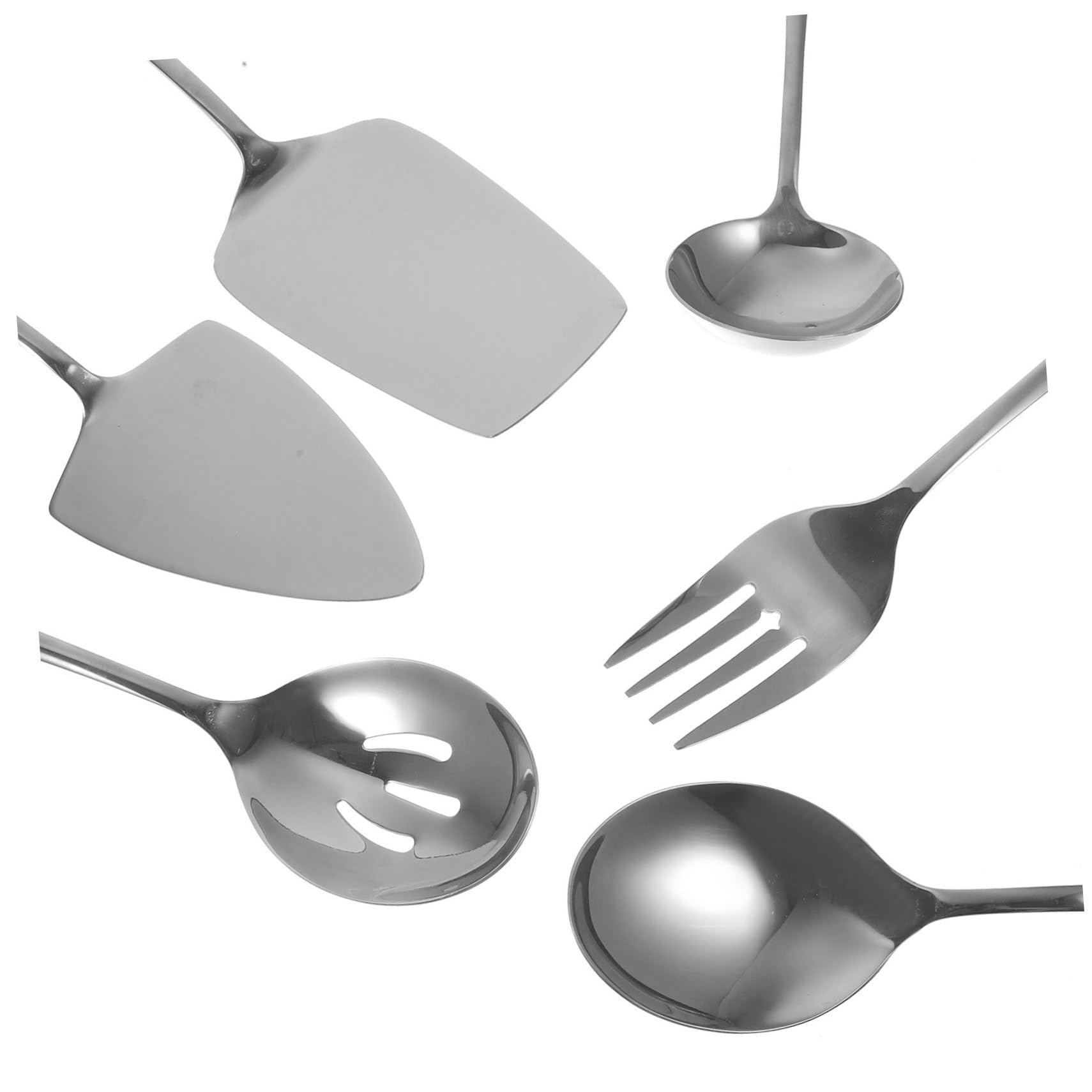 LABRIMP Cubiertos Inoxidable para Servir Pasteles y Postres Espátula para Buffet Utensilios Elegantes para Cocina