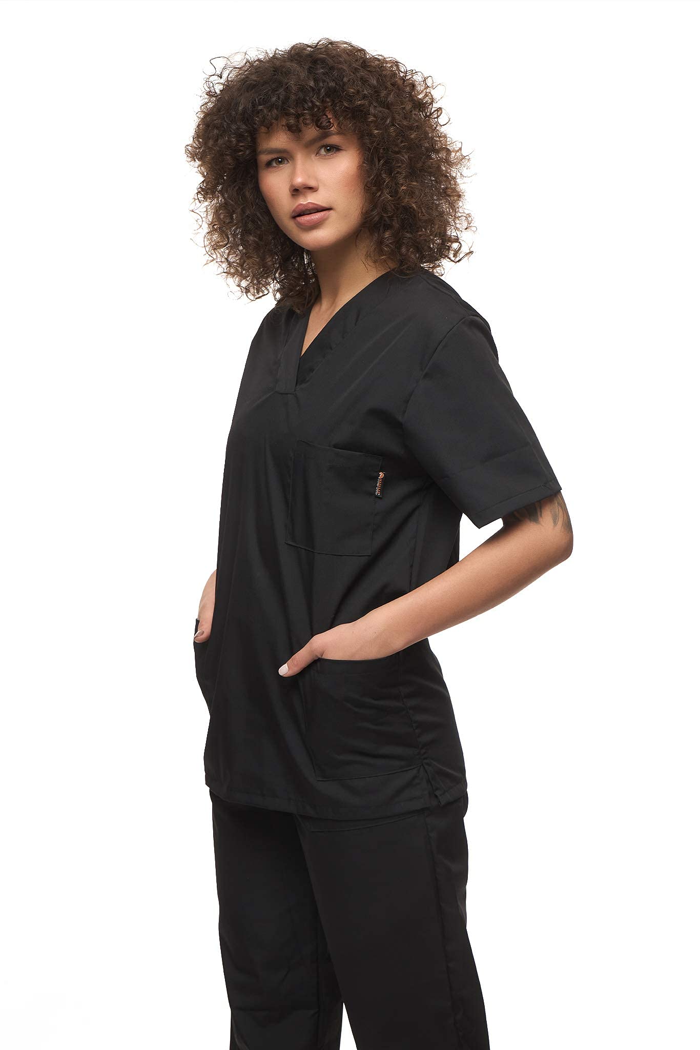 Mazalat, Ensemble Uniforme médical Unisexe avec Tunique et Pantalon
