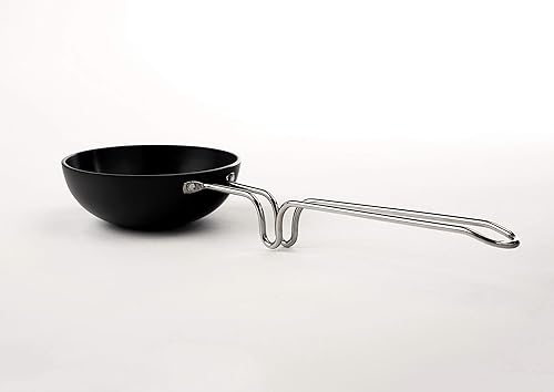 Miniatura 7 de Vinod Sartén anodizada dura Tadka (grande), 0.128 in de espesor