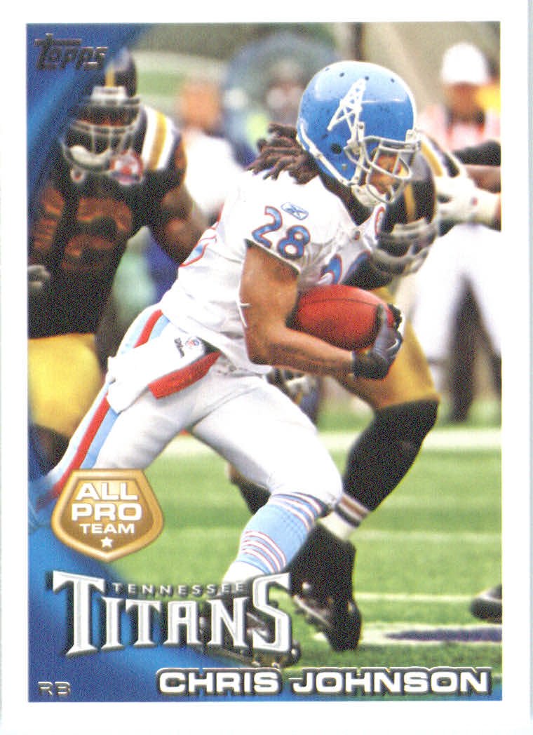 Amazon.com: 2010 Topps NFL Football Card # 133 Chris Johnson