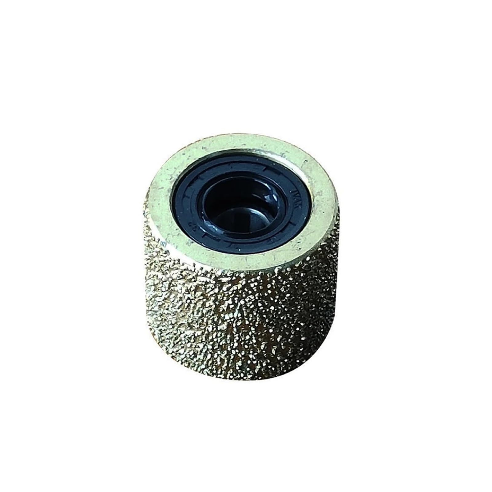 Muela abrasiva soldada con Arena de 8 Pulgadas y 200 mm con 4 Rodillos for pulir Piedra, mármol, Granito, hormigón y Suelos.(Including connectors)