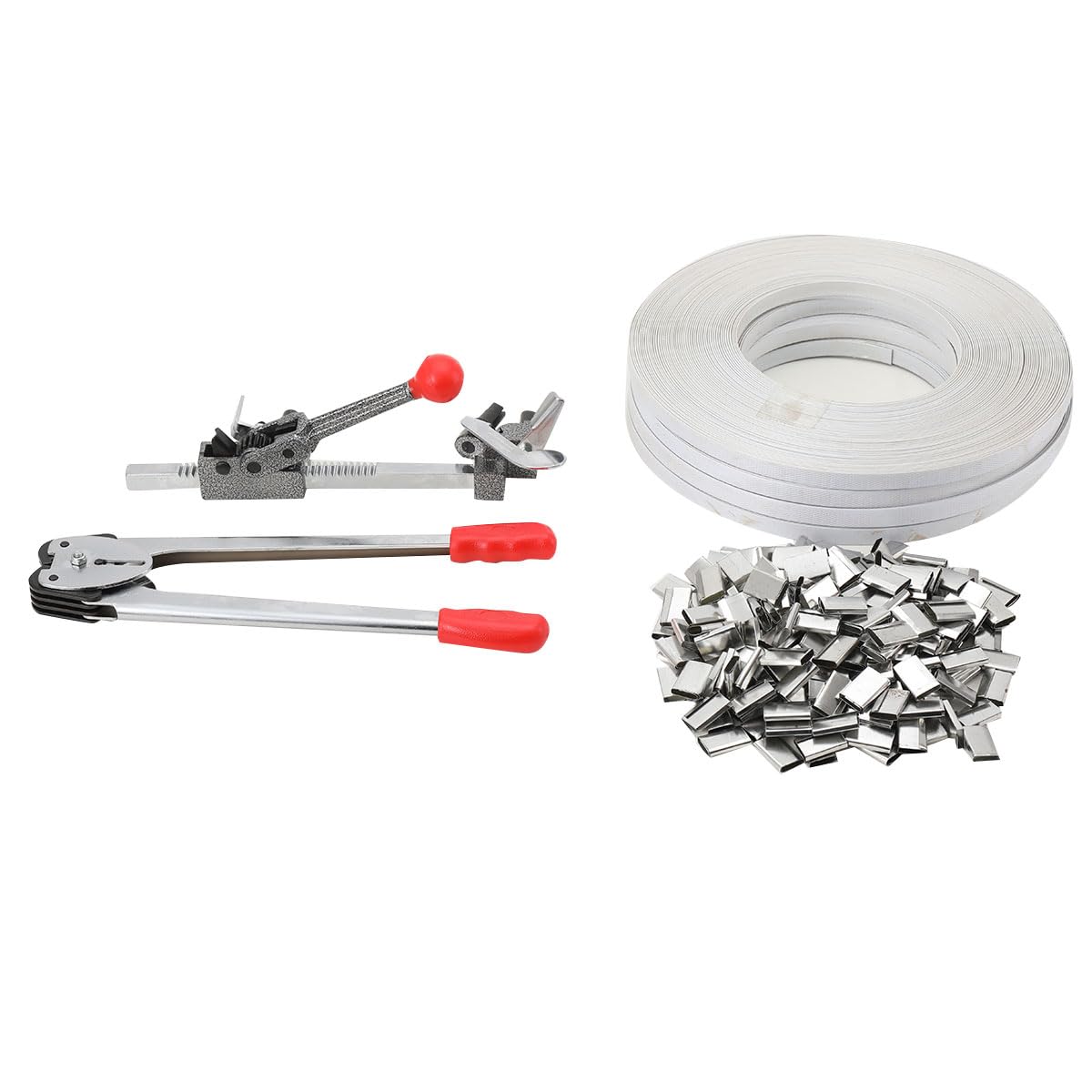 Kit Cerclage Feuillard PP 4 * 38m, 12 à 16mm Kit Cerclage Palette Manuel