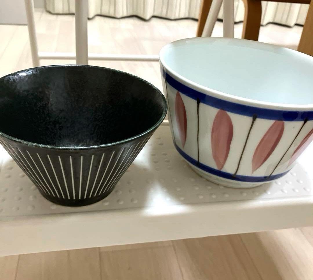 波佐見焼 デザイン丼&amp;小さな丼セット
