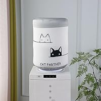 Vista 3 de PIVHWIR Dispensador de agua para barril, dispensador de agua reutilizable, a prueba de polvo, cubierta de cubo de tela para botella de agua de 5