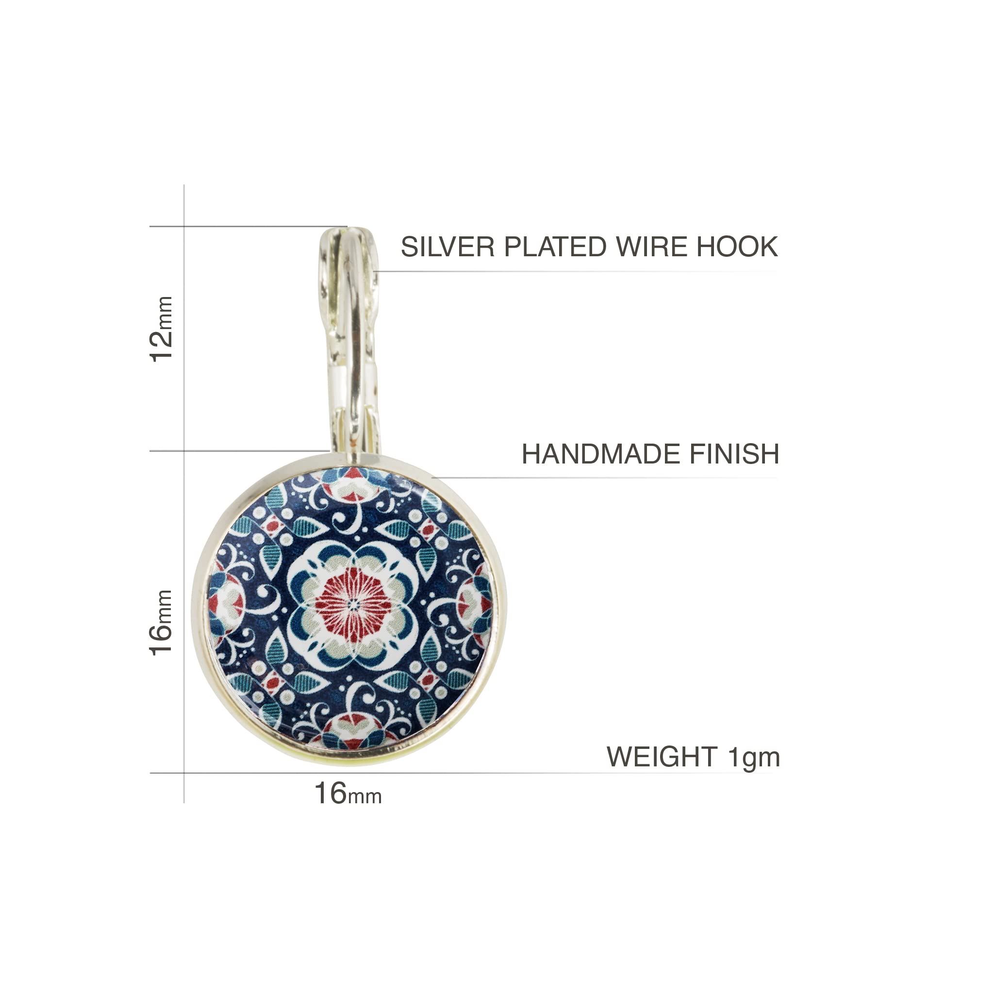 Pendientes de Gota Elegantes Clásico Glamouroso Pequeño Redondo Ligero; Joyería para Mujer