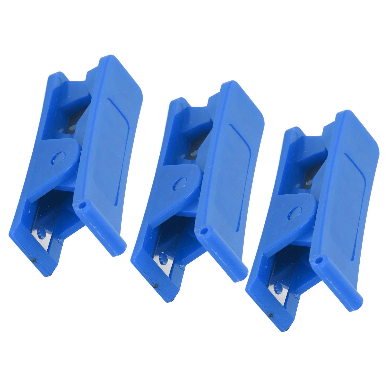 Respicefinem 3 Pcs PTFE Tubing Cutter With 1/8 to 3/4 Inch Cutting Capacity For Nylon PVC PU Pipe Red Compact And Portable Ideal For Clean Square Pipe Cuts (Blue)