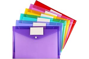 Rainbow Accordion Zipper Pouch: Organize Your Documents with Style