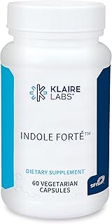 Klaire Labs Indole Forte - Diindolylmethane (DIM) & Indole-3-Carbinol Detox Support for Men & Women, Formula with Compound...
