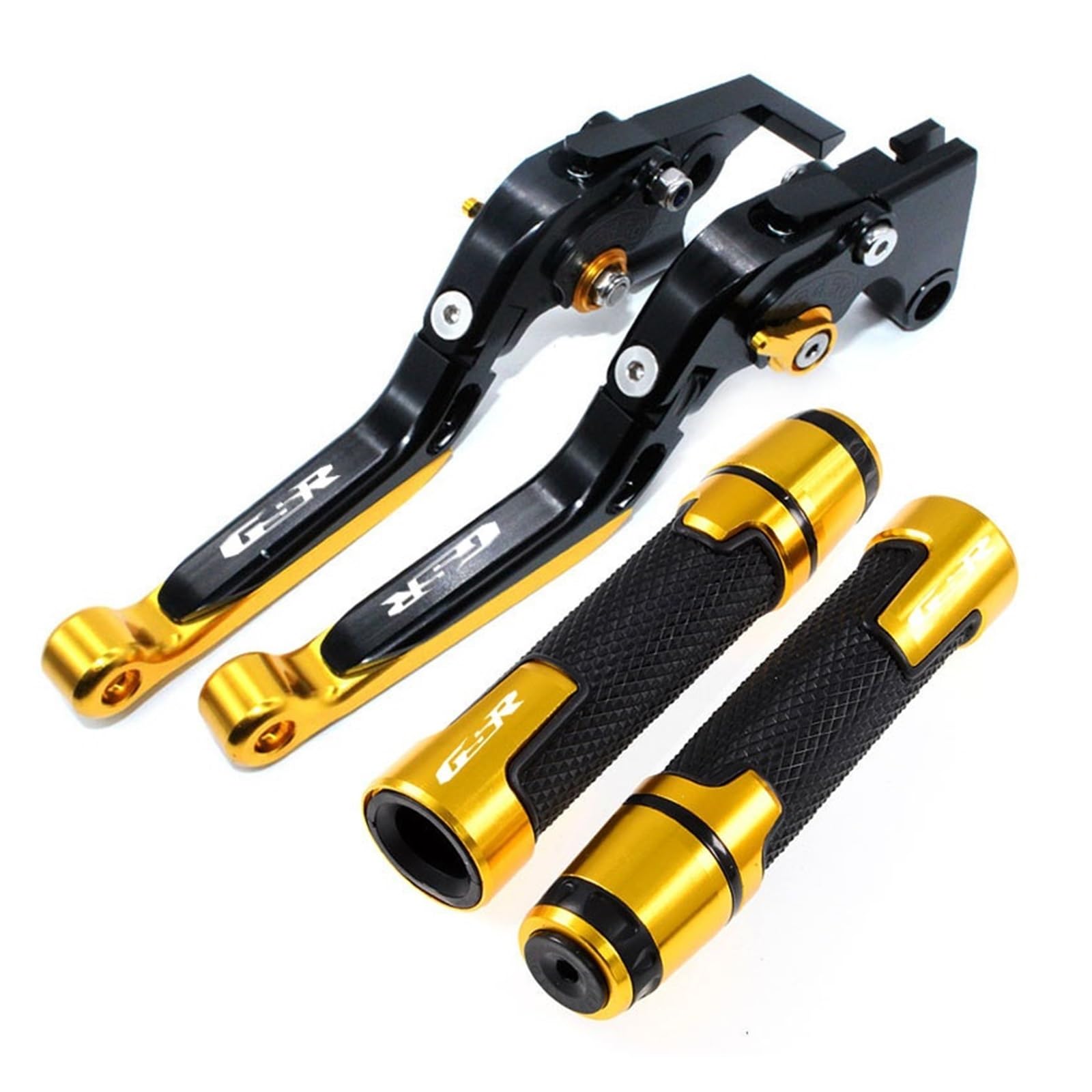 Aumbcfg O Brake Primary Cylinder Kits For Gsr 400 2008-2012 Gsr 600 2006-2011 Gsr 750 2011-2020 Motorcycle Cnc Brake Clutch Lever+22Mm Handle Grips Handlebar Clutch Levers(O)
