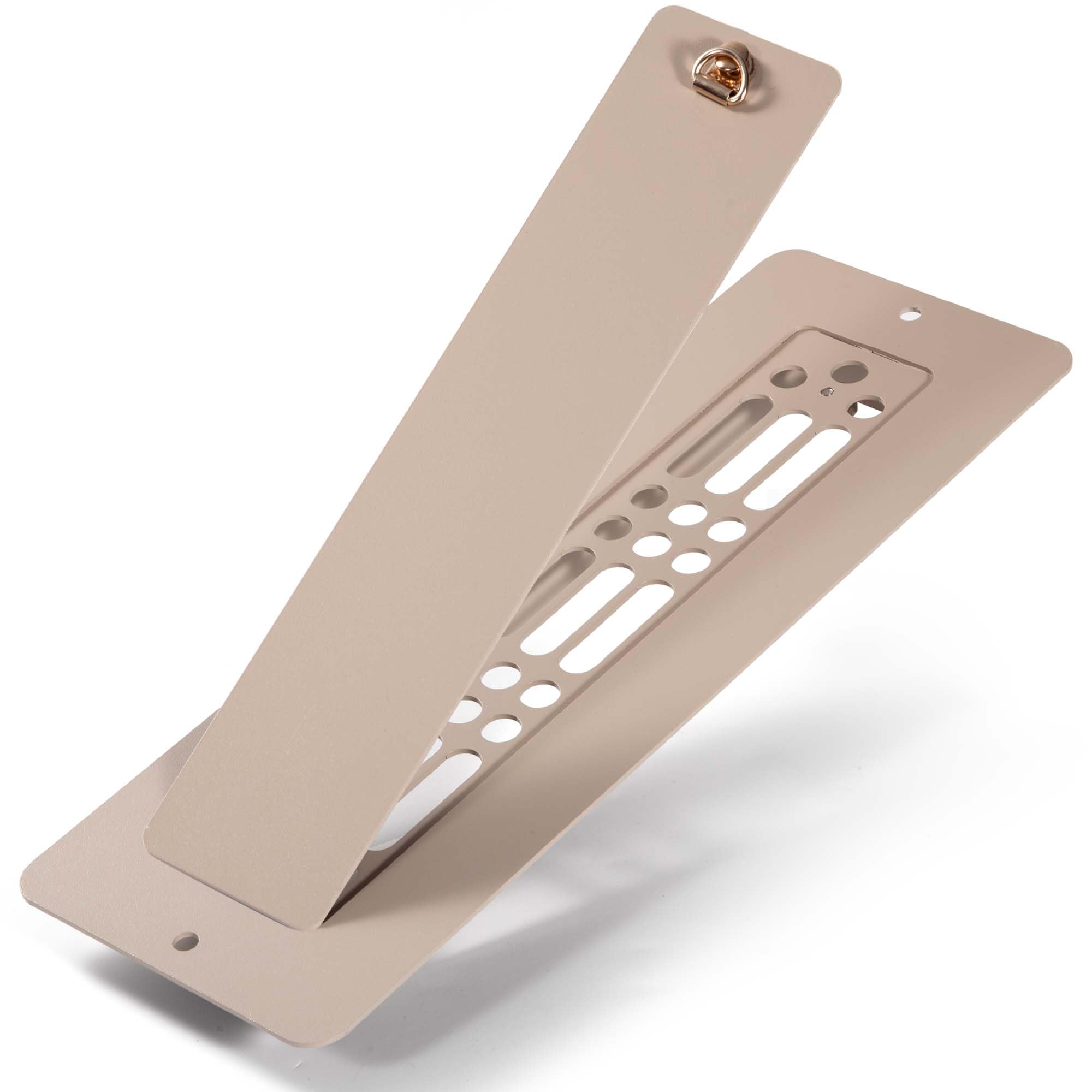 Registro de suelo para caravana, 2-1/4 x 10-1/8 pulgadas, cubierta extraíble sin amortiguación, cubierta de ventilación para caravana, remolque, estacionario, 1 paquete