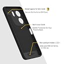 Pikkme Back Cover for Oppo A5x Camera Protection 3D Hexa Cube Design Silicone Protective Bumper Case (Black) gallery image