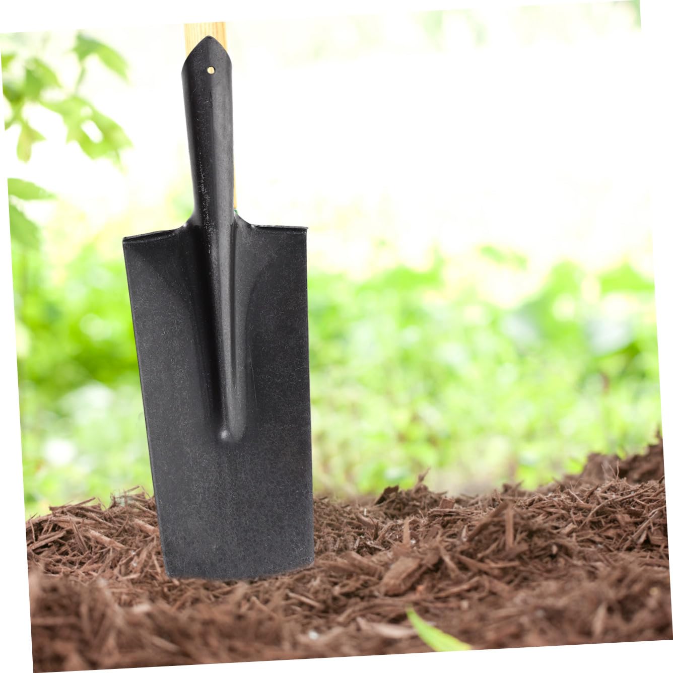 Pala de Jardín de Metal Engrosada de Acero al Manganeso para Excavar | Herramienta de Plantación, Excavación de Suelo y Labores de Jardinería, Uso en Turismo y Escalada
