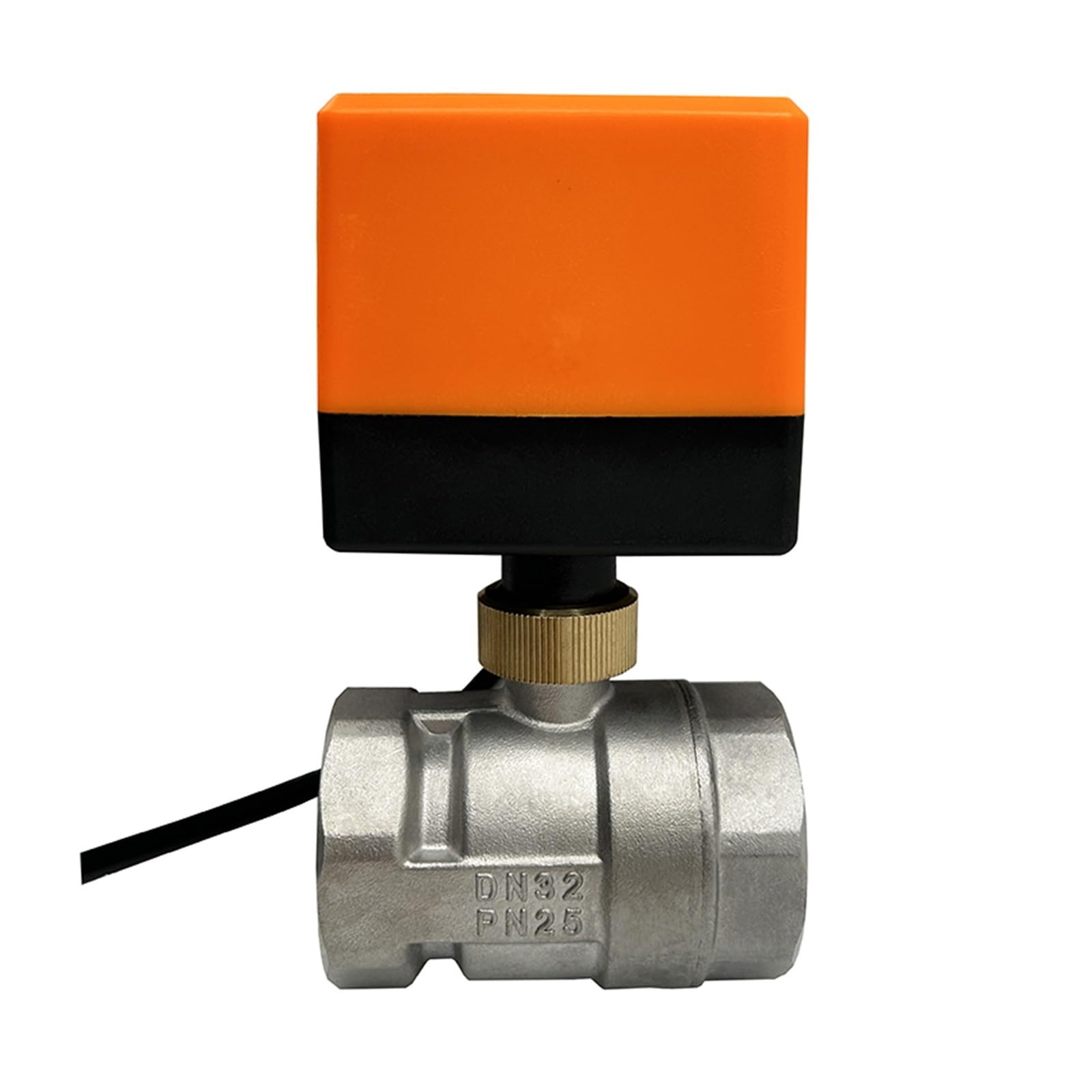 ZXTIIEUF 1-1/4" Stainless Steel Electric Ball Valve 3-Wire 2 Control 220v 12v 24v Motorized Ball Valve 2-Way(24vdc-cr02)