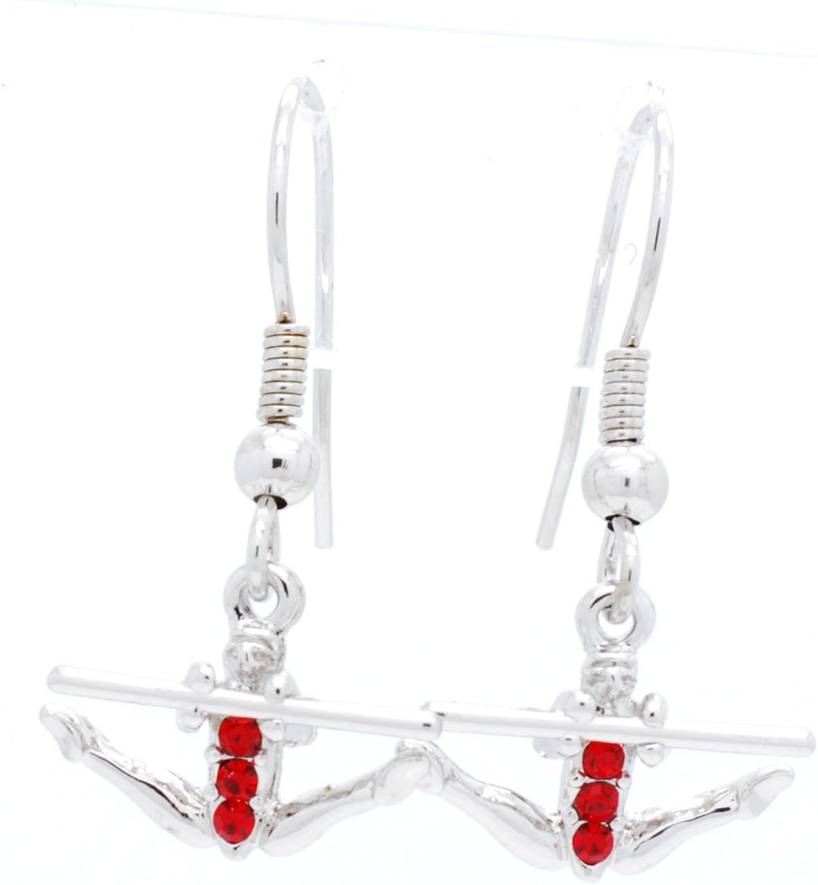 Gymnast Uneven Bar Earrings - Dangle Style