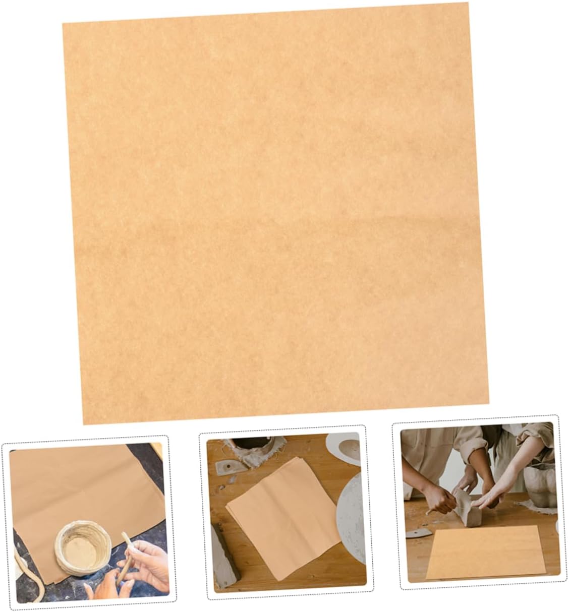 Non Stick Parchment Paper Sheets for Pottery Baking 20pcs Pre Cut Greaseproof Oil Absorbent Paper