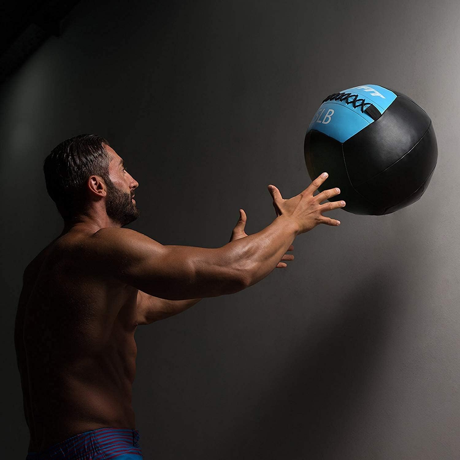 RitFit Soft Medicine Ball/Wall Ball for Strength and Conditioning Workouts, Core Training