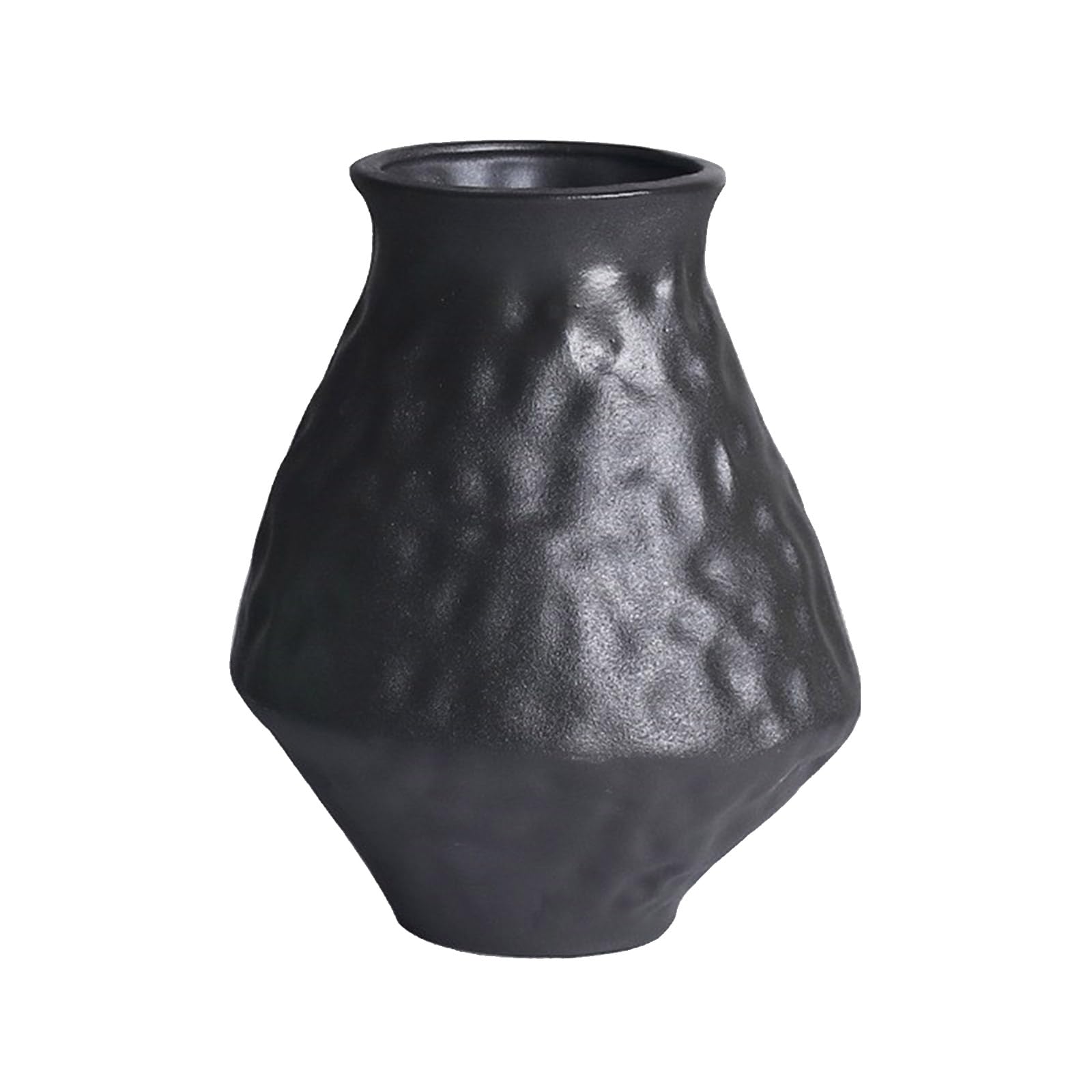 Yhplxyuus Artisanal Textured Ceramics Flower Arrangement Vases Organic Imperfects Design for Modern Styling Ceramics Vases