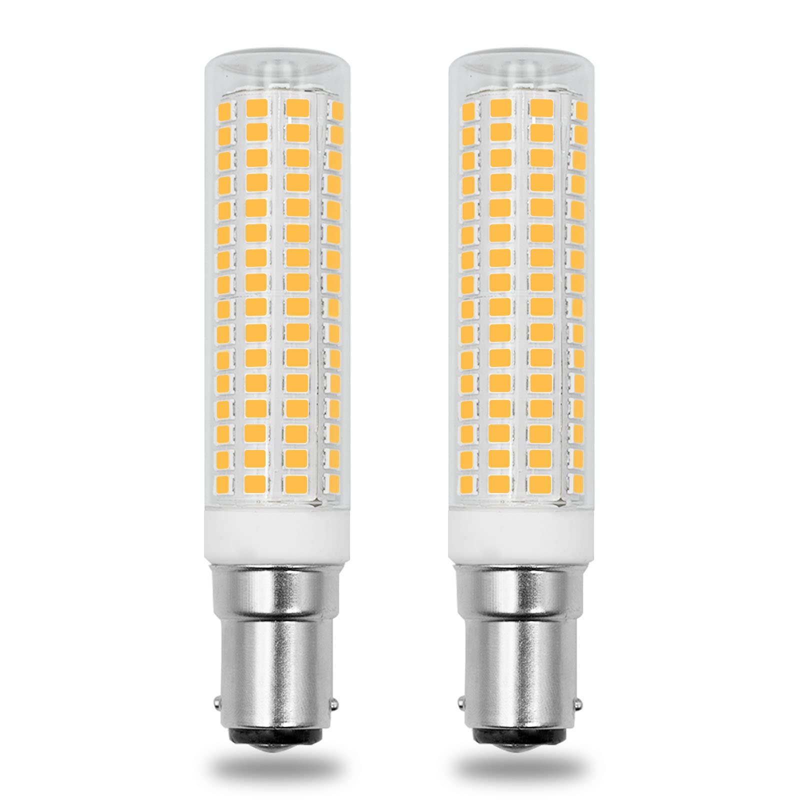 B15d LED Glühbirnen, Dimmbar, 7W Ersetzt 75W Halogen – Warmweiß 3000K, 2er-Set, 220V