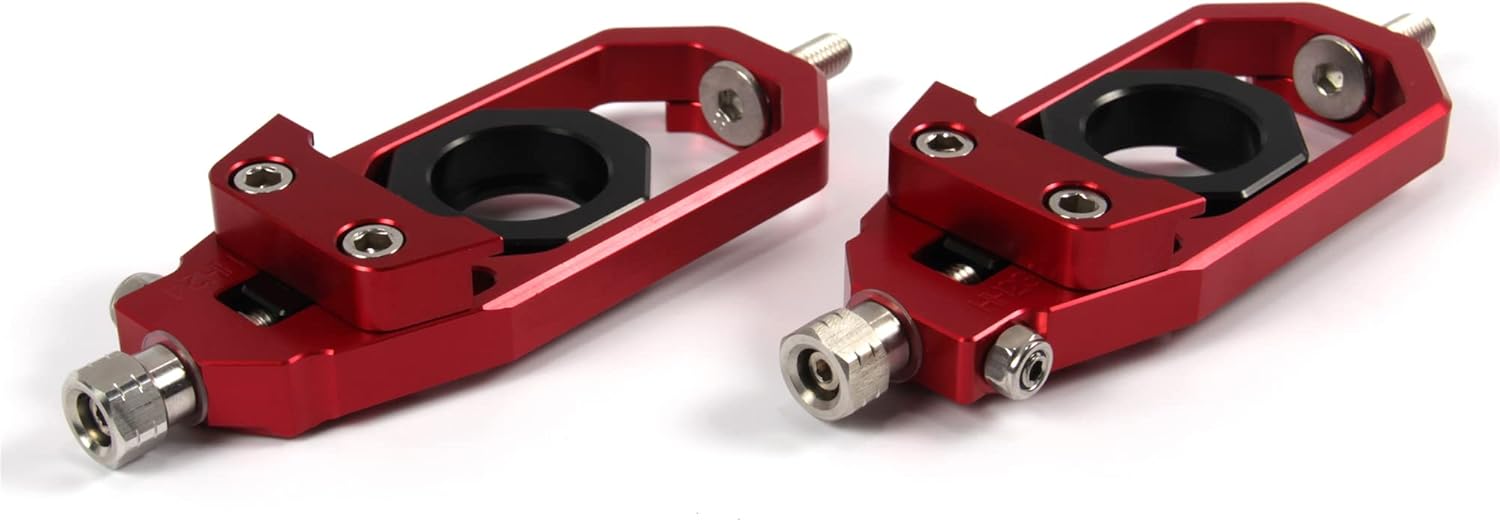 Arashi Rear Chain Adjuster Tensioner for Yamaha TMAX 530 2012-2016, Motorcycle Accessories Parts Red 2013 2014 2015