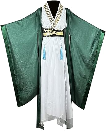 Shen Qingqiu Cosplay Green Hanfu Dress Outfit For Adult Women Halloween Costumes