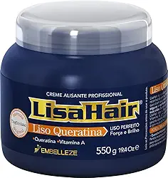 Creme Alisante Liso Queratina 550 g, LisaHair