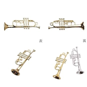 トランペット型キーホルダー ゴールド Amazon.co.jp: ナカノ ブラスバンドキーホルダー トランペット