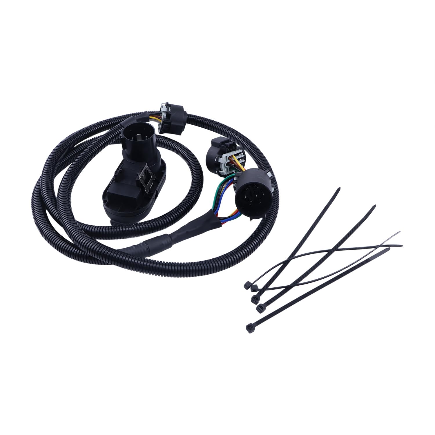 Trailer Connector Kit Wiring Kit 41167 7 Blade & 4 Flat 5th Wheel Kit Compatible with Ford GM Ram