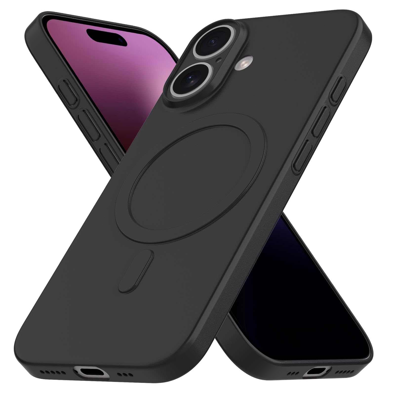 CELLBEECase for iPhone CELLBEE - Premium Slim Protective Case for iPhone, Extremely Thin, Anti-Scratch, Protection Without Compromise, Deep Black