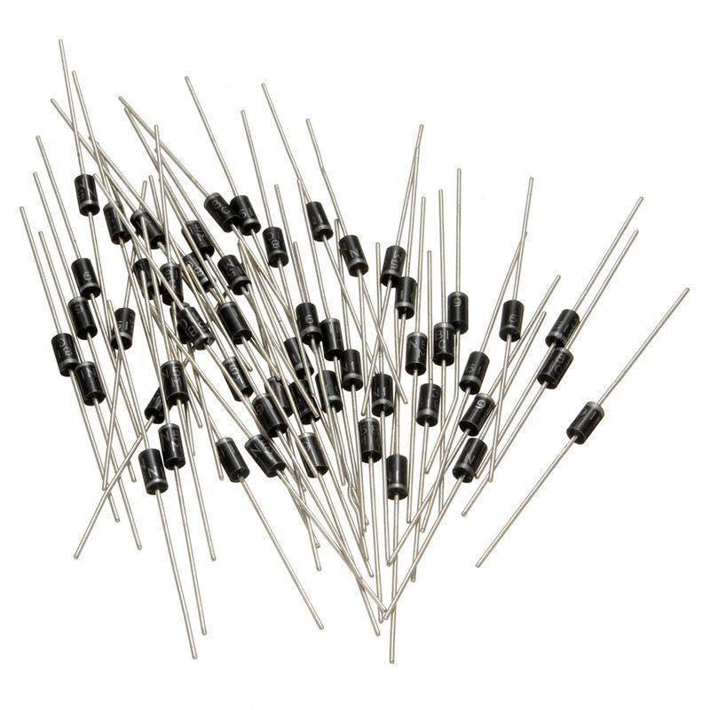 50PCS 1N5819 1A 40V Schottky Barrier Diode Electronic Semiconductor Device SBD Assortment Kit