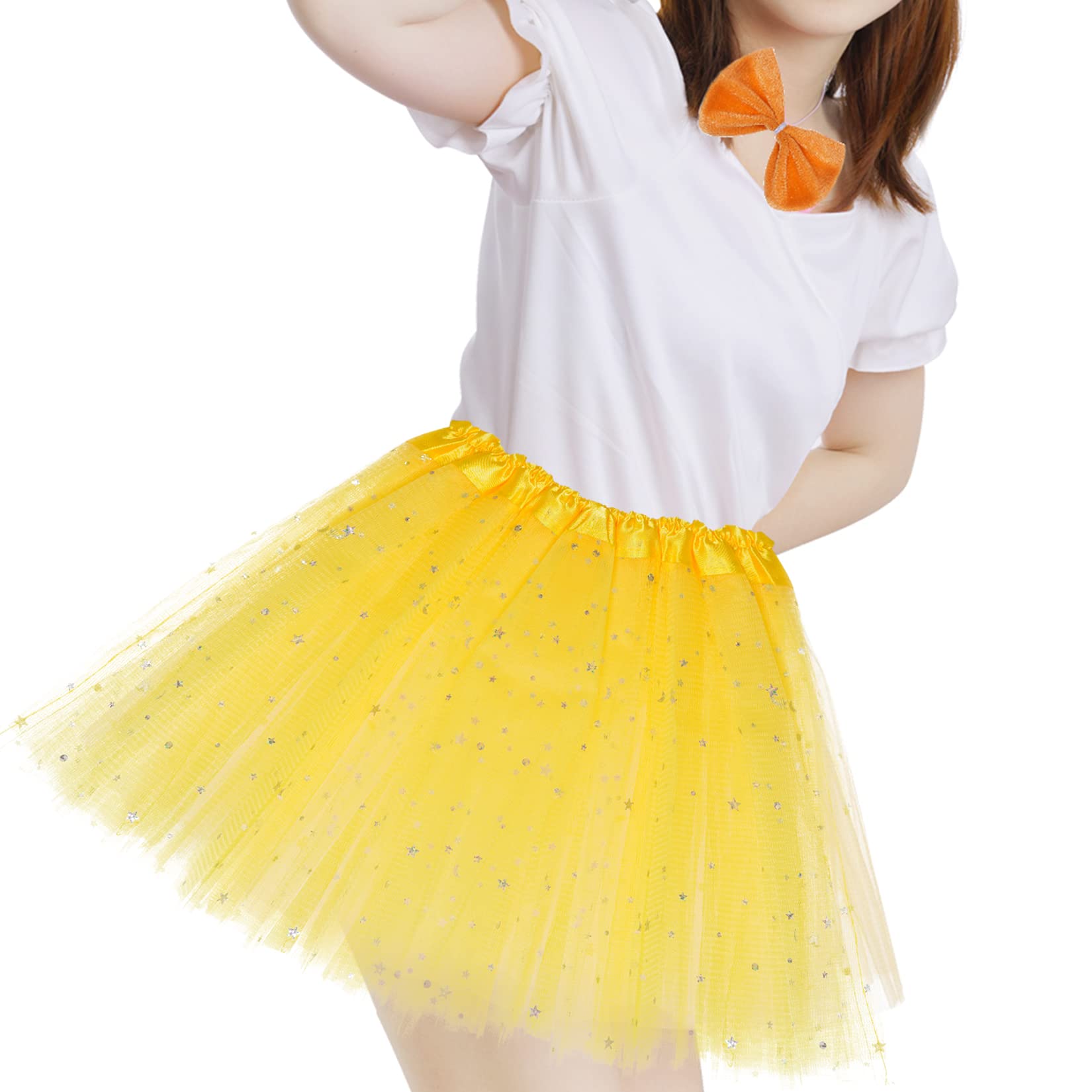 baotongle Lot de 7 mini jupes en tulle pour carnaval, anniversaire, Halloween, fête