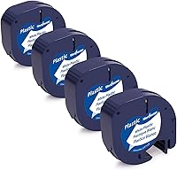 Vista 13 de Cinta transparente de repuesto para rotuladora, cinta de repuesto transparente para rotuladora Dymo, recambios transparentes Dymo de 1/2'' x 13