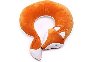 Cartoon Fox Travel Pillow