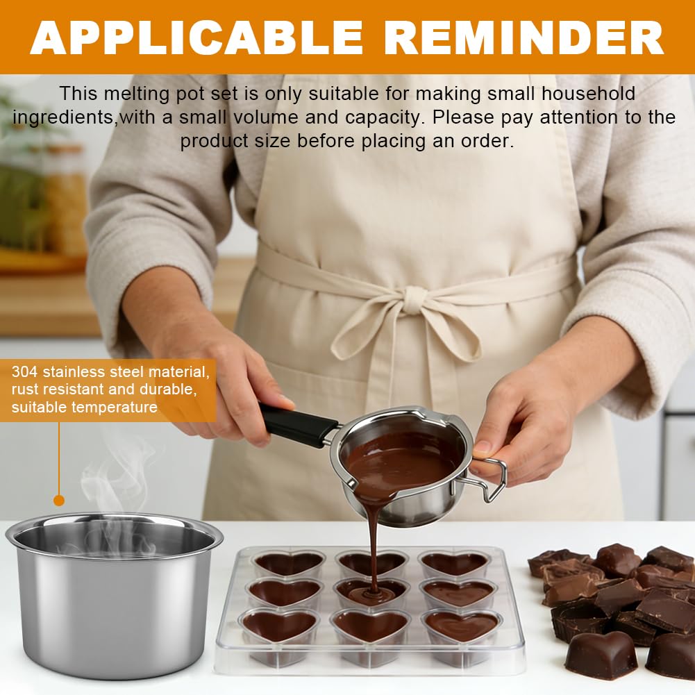 Stainless Steel Double Boiler - Melt Chocolate & More! -5