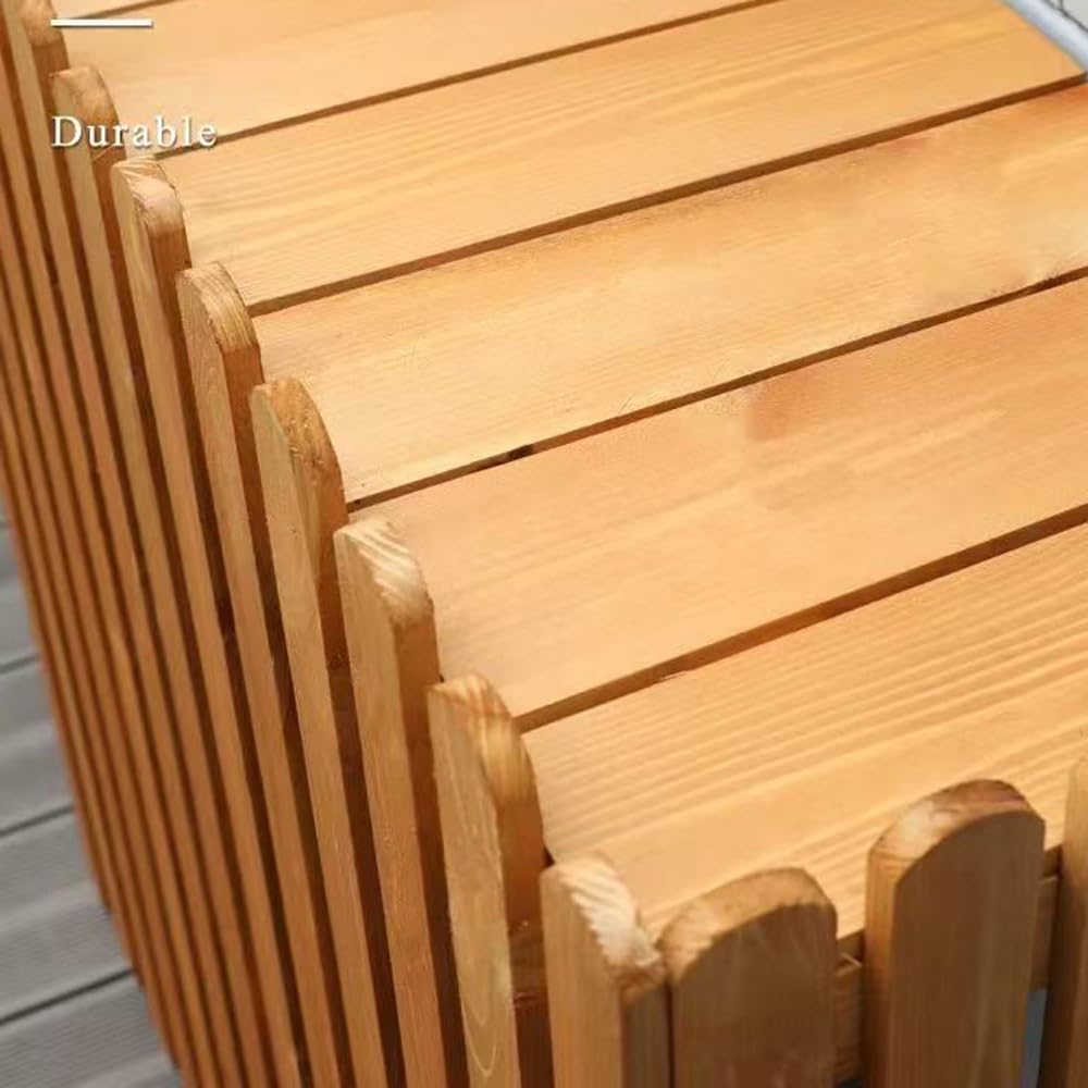 Zewnętrzny drewniany pokrowiec na klimatyzator, wytrzymały ekran jednostki AC, stylowa półka ekspozycyjna na rośliny na zewnątrz, brązowa 85 x 35 x 84 cm, ochrona przed warunkami atmosferycznymi