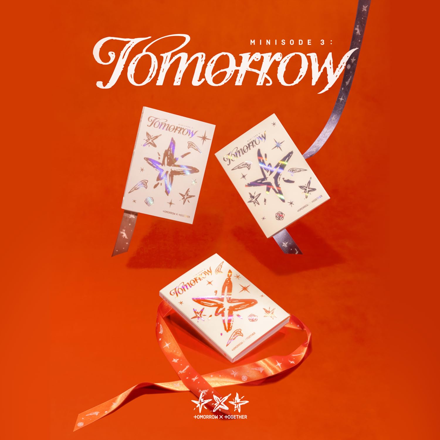 TXT - [MINISODE 3 : TOMORROW] (Romantic Ver.) Photo Book + Bookmark + Lyrics + CD-R + Postcard + Photo Card + Sticker Pack + Poster + 5 Extra Photocards