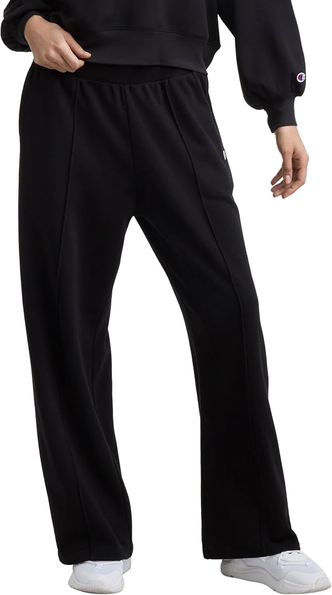 Pantalón con parte inferior abierta Tackle para mujer, ajuste estándar, rizo francés