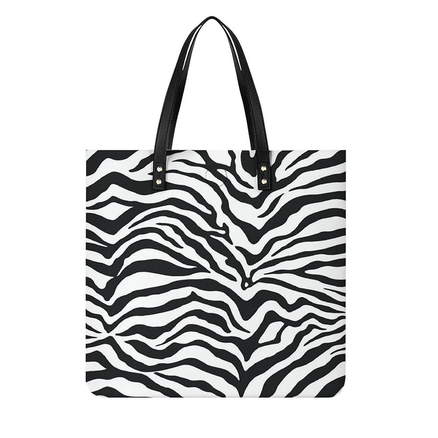  ★ロゴ ショルダーバッグ トートバッグ★ゼブラ柄 Amazon.co.jp: トートバッグ PUレザー ゼブラ柄 エコバッグ