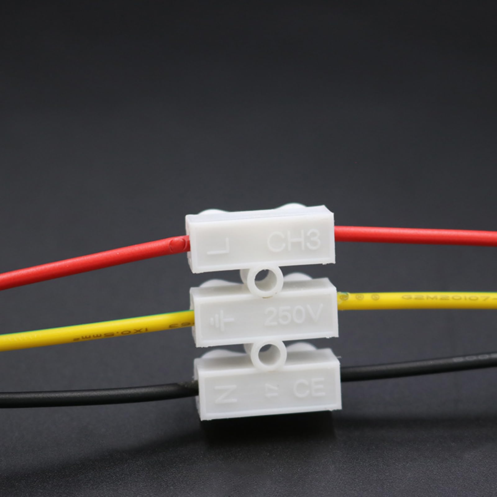 100 Pcs Connector Blocks Electrical, CH-3 Quick Wire Connectors, 3-Pin Terminal Block Spring Wire Connectors - Image 4