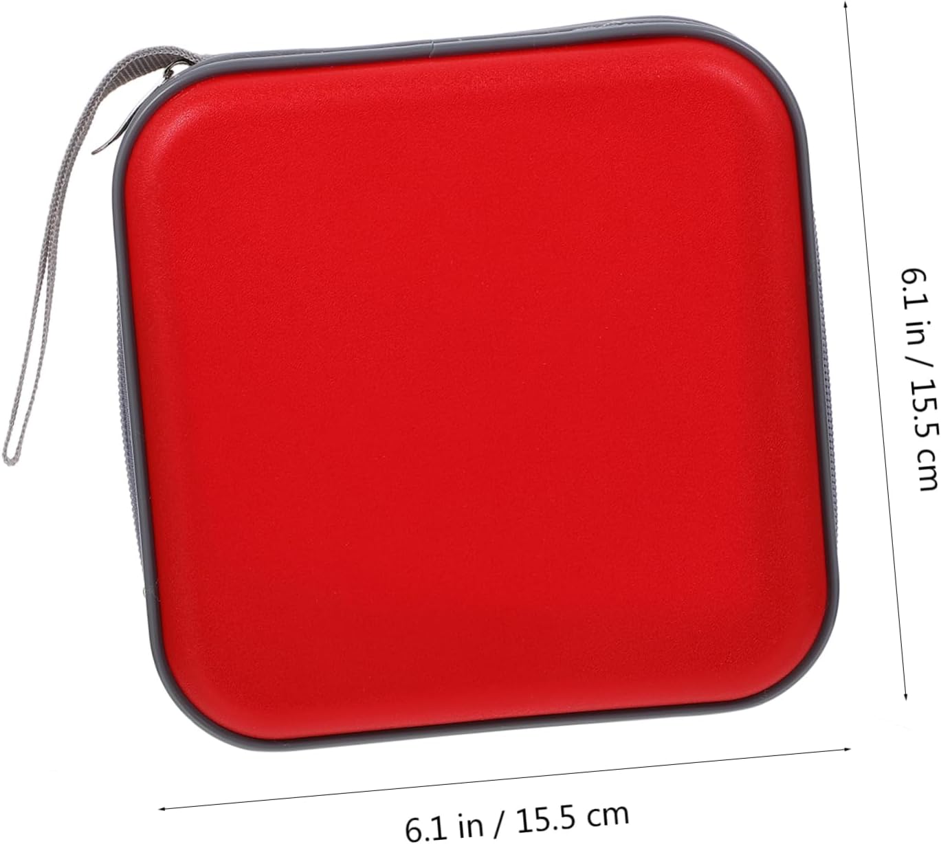 CD Storage Case for Car Hard Plastic CD Holder 40 Capacity Portable DVD Organizer for Travel and Home Use