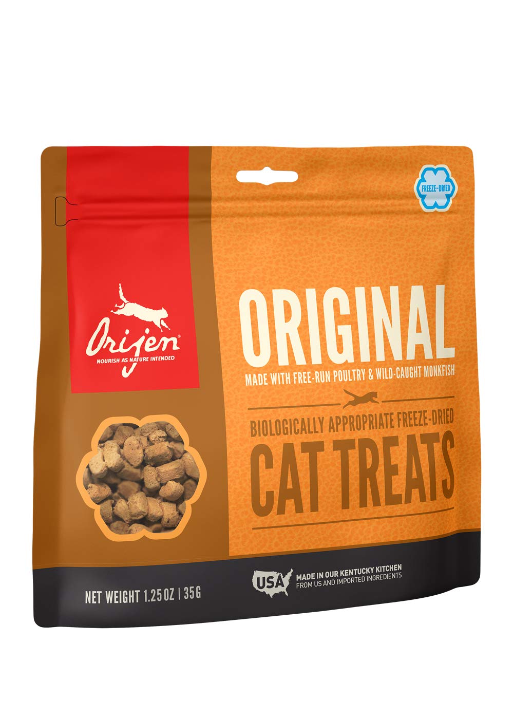ORIJEN Freeze Dried Cat Treats, Grain Free, Natural and Raw Animal Ingredients