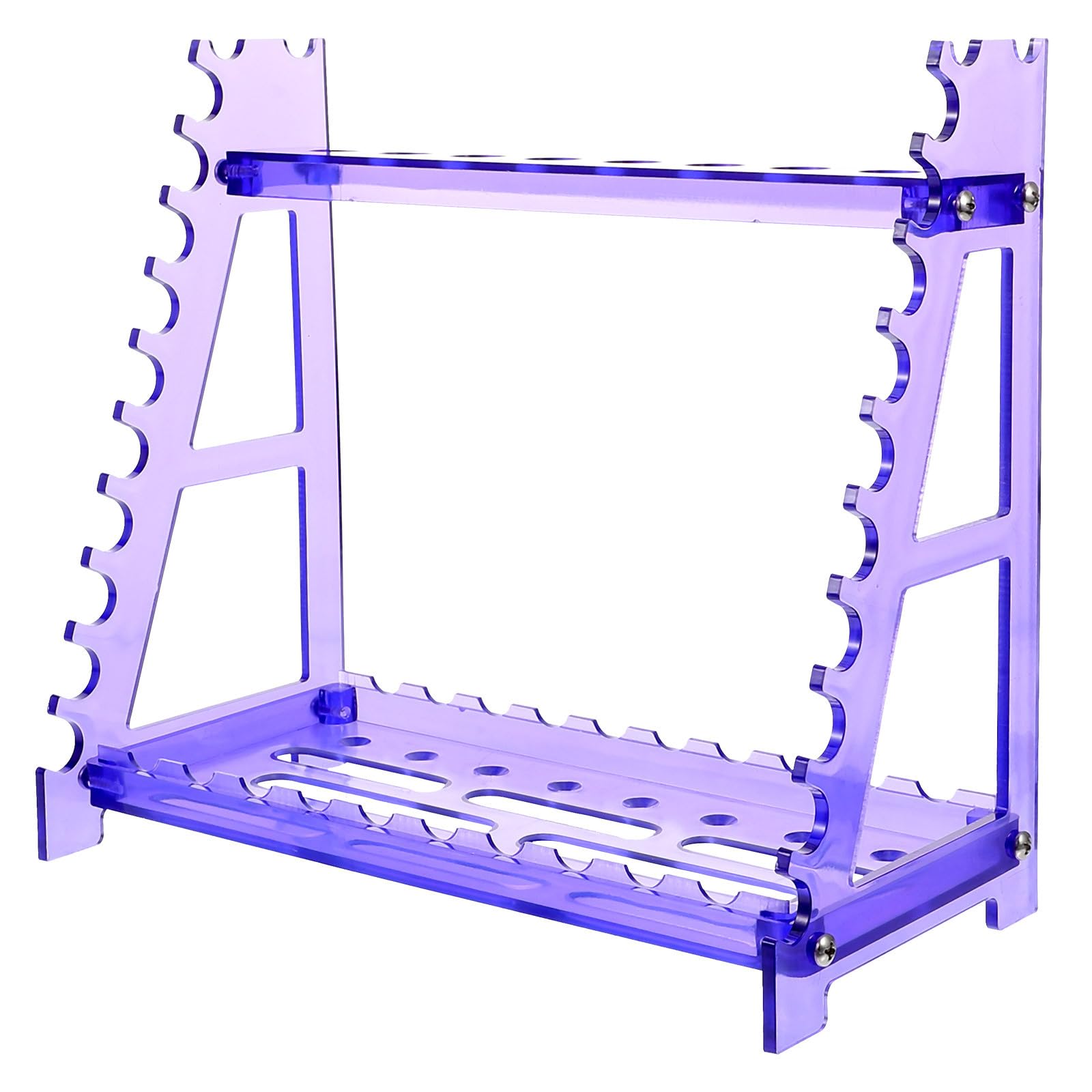 Support de Pipette en Ps Pourpre Détachable, Support T Incliné | Nettoyage Facile, Rack de Stockage pour Laboratoire, Accessoire pour Expérience, Usage Multi-pipettes