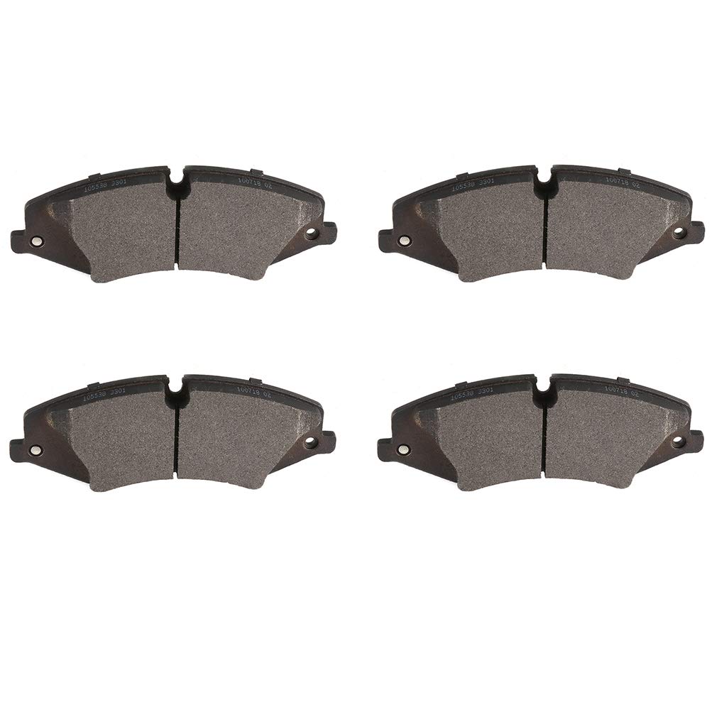 cciyu D1479 Ceramic Front Brake Pad Set Fit For 17 For Land Rover,10-16 For Land Rover LR4,10-12 14-17 For Land Rover Range Rover,10-17 For Land Rover Range Rover Sport
